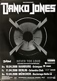 Poster - Danko Jones - To Loud 2008 - Original Konzert Plakat Poster von Danko Jones