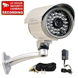 51ev444xZpL. SL160  1/3 SONY CCD CCTV Night Vision Outdoor Security Camera with Free Power Supply, Cable and Free Surveillance DeCal 1OC Reviews