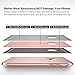 iPhone 6 case, bonsalay 3 in 1 Ultra Thin and Slim Design Coated Premium Non Slip Surface Shockproof Plating Metal Texture Skin Protector For Apple iPhone 6 and iPhone 6s-Rose Gold(4.7'')