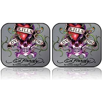 Set A Shopping Price Drop Alert For Ed Hardy Love Kills Slowly Windshield Auto Sun Shade - Jumbo Size
