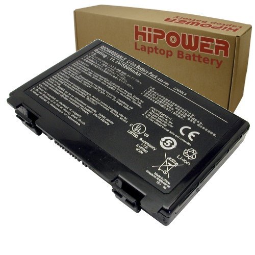 Hipower Laptop Battery For Asus K50AB, K50AB-X1A, K50AB-X2A, K50AD, K50AD-X1, K50AF, K50AF-X1, K50I, K50ID, K50ID-X1, K50ID-X3, K50I-RBBGR05, K50IJ, K50IJ-A2B, K50IJ-BNC5, K50IJ-C1, K50IJ-C2B, K50IJ-D1, K50IJ-D2, K50IJ-F1B, K50IJ-G1B, K50IJ-G2B, K50IJ-H1, K50IJ-J1, K50IJ-RX05, K50IN, K50IN-D2-BIL, K50IN-X1 Laptop Notebook Computers