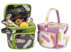 Picnic At Ascot 387BD-W Bucket Cooler - White Flip Flop