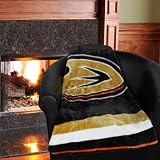 NHL Anaheim Ducks 50'' x 60'' Black-Gold Jersey Series Royal Plush Blanket Throw