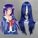 65cm X Long The Prince of Tennis-Kisarazu Ryou Dark Blue Anime Heat Resistant Fiber Cosplay wig COS-