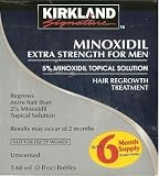 Minoxidil 6 Month Supply 5% Extra Strength for Men Kirkland Brand