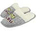 LSU Tigers Ladies Gray Sweater Slippers