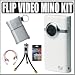 Pure Digital Flip Video Mino 2GB 60 Minute Flash Memory Digital Camcorder White + Accessory Kit