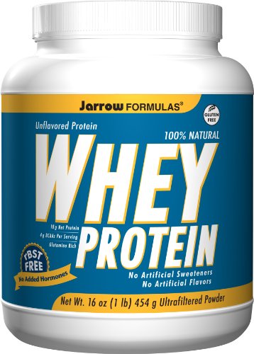 Jarrow Formulas Whey Protein, Unflavored, 1 Pound