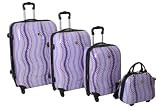 51evJVZwn4L._SL160_ - International Traveller Shiny Palm Print 4 Piece Luggage Set - expandable-luggage-daily-specials