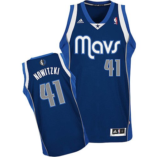 Adidas Dallas Mavericks Dirk Nowitzki Youth (Sizes 8-20) Revolution 30 Swingman Alternate Jersey Large