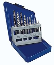 IRWIN HANSON Spiral Extractor and Drill Bit Set, 10 Piece, 11119

