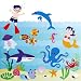 Wallies Peel and Stick Wall Play Olive Kids Aquarium