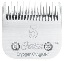 Oster CryogenX Professional Animal Clipper Blade, Size # 5 Skip Tooth
