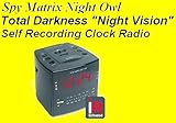 SleuthGear Night Vision Night Owl IR Clock Radio Hidden Camera