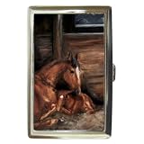 Limited Edition Violano Cigarette Money Case Mare & Foal