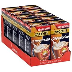 Jacobs Cappuccino Kaffee Becherportionen, 10er Pack (10 x 180 g)