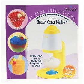 Rival IS575 YL Electric Ice Shaver / Snow Cone Maker ice cream cone makers Rival IS575-YL Electric Ice Shaver / Snow Cone Maker