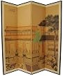 Asian Art & D&eacute;cor - 72" x 72" Dynasty Courtyard Chinese Privacy Screen Room Divider