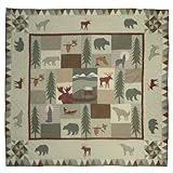 Patch Magic King Mountain Whispers Duvet Cover, 108-Inch by 98-Inch
