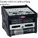 SKB DJ Station: Roto-Mold Shell, 10U Slant Top Rack, 6U Front Rack, Wood Reinforced, Soft Nylon Cover