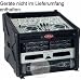 SKB DJ Station: Roto-Mold Shell, 10U Slant Top Rack, 6U Front Rack, Wood Reinforced, Soft Nylon Cover