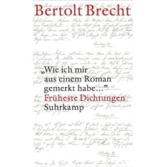 �Wie ich mir aus einem Roman gemerkt habe ...�: Fr�heste Dichtungen
