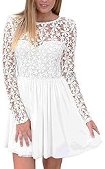 Polyester/Spandex Sheer Lace Backless Cocktail Summer Club Dress/Party Dress/Jumper 