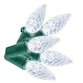 Philips LED C6 String Lights - White/ Green Wire