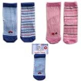 2-Pack Novelty Stripe Socks for Baby