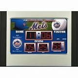 New York Mets Scoreboard Desk Clock