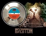 Led Zeppelin "Stairway To Heaven" Framed Silver Record A3