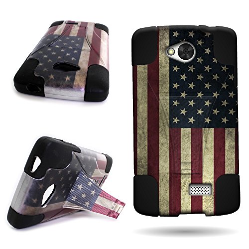 LG Tribute / Transpyre / Optimus F60 Case with Unique Design (American Flag) CoverON® Protective Kickstand Hybrid Phone Cover Case for LG Tribute / Transpyre / Optimus F60 LG Tribute / Transpyre / Optimus F60 Case with Unique Design (American Flag) CoverON® Protective Kickstand Hybrid Phone Cover Case for LG Tribute / Transpyre / Optimus F60