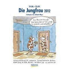 Die Jungfrau im Jahr 2012: Cartoon-Kalender