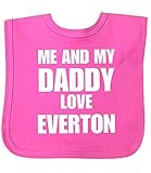 Me and my Dad Love Everton Velcro Baby Bib in 9 Colours - 100% Cotton by Niccolas B