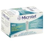 Microlet Lancets, Silicone-Coated 100 lancets