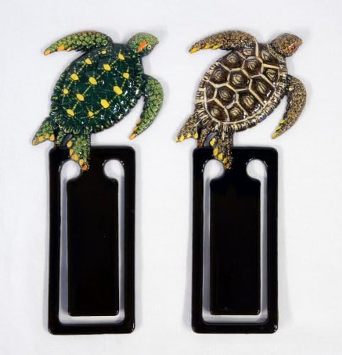 Wholesale Pack Handpainted Assorted Sea Turtle Bookmark (Set Of 12)
