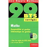 BTS 99 maths - corrig�spar Sachetmarie-Therese