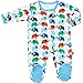 Magnificent Baby Footie Easy Magnet Close Elephant Boys Footed Sleeper Pajamas