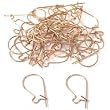 36 Gold Plated Kidney Wires Earring Findings 22 Gauge