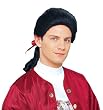 Colonial Duke with Bow black Colonial Costume Wig - Adult Std.