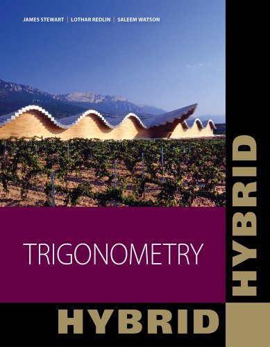 trigonometry hybrid with enhanced webassign with ebook loe printed access card for one term math and science