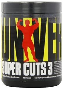 Universal Nutrition Super Cuts 3, 130-Count