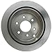 ACDelco Silver 18A2410A (19255501) Non-Coated Rear Disc Brake Rotor