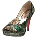 Poetic Licence Women's Vintage Revival Peep Toe Pump