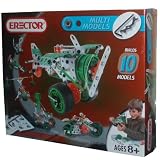 Meccano Erector Multi Models # 5580 - Builds 10 Models with 220 Parts