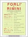 Forli and Rimini Provincial Road Map (1:150, 000)