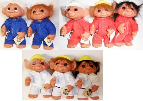 (One) DAM Original Worker Troll 8.5 '. Made in Denmark! Doll doll figure ( parallel import )