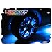 4pc Blue Flexible LED Wheel Well Fender Light Kit