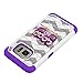 Galaxy S7 Edge Case, HLCT Rugged Shock Proof Dual-Layer Case for Samsung Galaxy S7 Edge (2016) (Owl Purple)