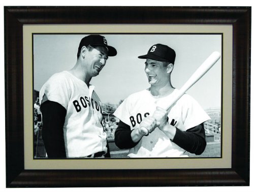 Boston Red Sox Ted Williams and Carl Yastrzemski Framed Photo